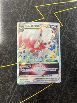 Hisuian Zoroark VSTAR 147/196 Ultra Rare Holo SWSH11: Lost Origin Pokemon Card - Image 1