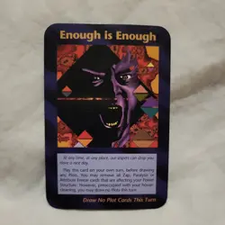 Assassins Series INWO 1995 Illuminati Card Game ENOUGH IS ENOUGH - Image 1