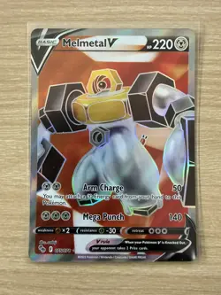 Pokemon Card Melmetal V 075/078 Ultra Rare Pokemon Go - NM / M - Image 3