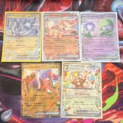 Pokemon EX Lot - Miraidon, Arcanine, Koraidon - 5 Cards - NM & FREE SHIPPING! - Image 1