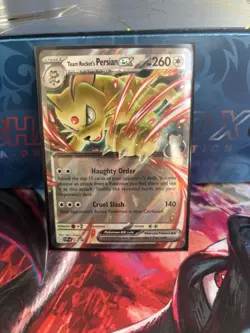 Pokemon EX Foil Card Lot - PROMO Charcadet, Team Rocket’s Persian EX, Palossand - Image 3