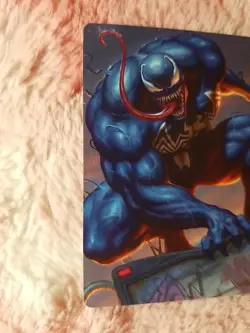 MTG Venom, Deadly Devourer Art Card Marvel Spider-Man Art Series #2/6 - Image 2