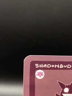 POKEDERP SHADOWBUD GENGAR 1ST EDITION BLACKOUT CARD 6/7 1st Print - Image 5