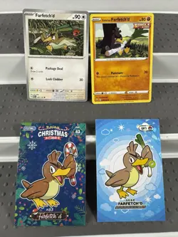 Pokemon Farfetch'd Lot of Cards and Stickers Farfetch'd #83 Lot of 22 - Image 2