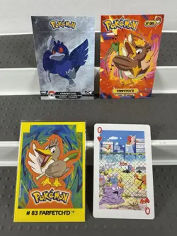 Pokemon Farfetch'd Lot of Cards and Stickers Farfetch'd #83 Lot of 22 - Image 4