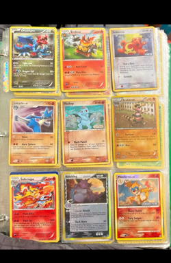 POKEMON LOT OF 18 (MP Condition) - VALUABLE HOLOS, VINTAGE CARDS, AND MEW LV. X! - Image 1