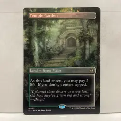 MTG Temple Garden Foil Magic: The Gathering Lorwyn Eclipsed Rare #0351 - Image 1