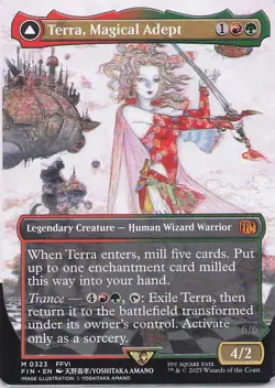 Terra, Magical Adept (Borderless) 323 M FIN NM - Image 1
