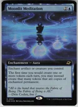 MTG TCG Moonlit Meditation (Extended Art) R Edge of Eternities 327 - Image 1