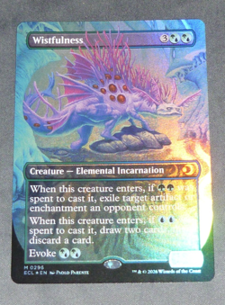 Wistfulness - Foil - Borderless Lorwyn Eclipsed MTG Magic the Gathering - Image 1