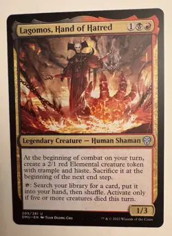 Lagomos, Hand of Hatred (205) Dominaria United DMU MTG Magic - Image 1