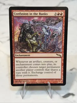 MTG Confusion in the Ranks Mirrodin Regular Magic The Gathering NM - Image 1