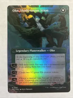 Oko, Lorwyn Liege (Borderless) Lorwyn Eclipsed Foil - Image 2