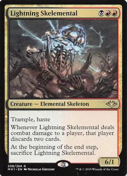 Lightning Skelemental R Modern Horizons 208 NM - Image 1