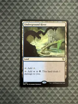 MTG Underground River #0181 Rare Commander: Aetherdrift (DRC) - Image 1