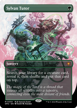 Sylvan Tutor (Borderless) #59 (MP) Special Guests SPG Magic MTG - Image 1