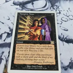 MTG - Vampiric Tutor - Classic Sixth Edition - LP/NM - Image 2