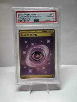 Pokemon TCG Basic Psychic Energy Scarlet & Violet 151 207/165 Hyper Rare PSA 10 - Image 1