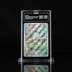 2025 Pokemon Phantasmal Flames 106/094 Meowth Illustration Rare TAG 10 (970) - Image 1