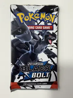 (VERY HEAVY)🔥 22.86g Pokemon TCG Black Bolt Booster Pack Factory Sealed✅ - Image 2
