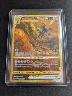 2023 Pokemon Crown Zenith Secret Full Art/Origin Forme Dialga VSTAR Near Mint - Image 1