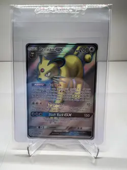 Persian GX 207/214 Full Art Holo Rare Unbroken Bonds NM Pokemon TCG - Image 1
