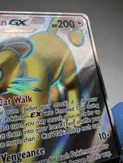 Persian GX 207/214 Full Art Holo Rare Unbroken Bonds NM Pokemon TCG - Image 5