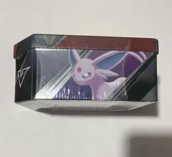 Pokemon TCG V HEROES Tins Set of 3; Espeon , Sylveon & Umbreon ! FACTORY SEALED! - Image 4