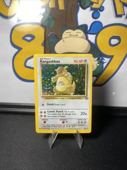[LP] Pokemon TCG Kangaskhan 05/64 Jungle Unlimited Holo Rare Vintage 1999 WOTC - Image 3