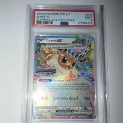 Pokemon Eevee ex Prismatic Evolutions Card 075/131 PSA 9 Basic Promo Holo 200 HP - Image 2