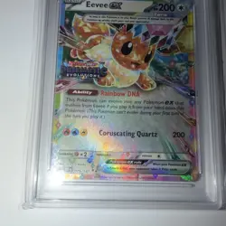 Pokemon Eevee ex Prismatic Evolutions Card 075/131 PSA 9 Basic Promo Holo 200 HP - Image 4