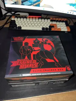 Pokemon TCG Destined Rivals ETB Elite Trainer Box (Rip In Seal -Read Desc) - Image 1