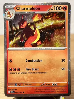 Miscellaneous Cards & Products Charmeleon 005/165 Holofoil Promo Pokemon NM/M - Image 1