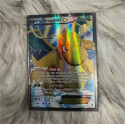 Pokemon Dragonite EX XY Furious Fists Full Art Ultra Rare Holo 108/111 180 HP - Image 1