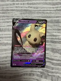 Mimikyu V 68/172 Sword & Shield Brilliant Stars Ultra Rare Pokemon TCG LP + - Image 1