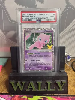 2021 Mew EX #88 Pokemon Celebrations Holo PSA 9 MINT - Image 1