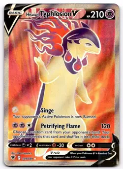 Hisuian Typhlosion V 169/189 Ultra Rare Astral Radiance Pokemon Holo Near Mint - Image 1