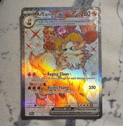Pokemon TCG Arcanine ex 224/198 SV01 Scarlet & Violet Ultra Rare Full Art Holo - Image 1