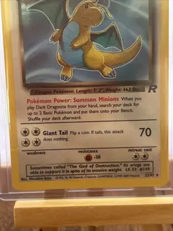 Dark Dragonite 22/82 Team Rocket Regular Pokemon - Image 4