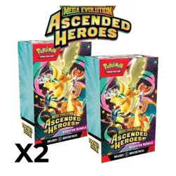 2x Pokemon Mega Evolution Ascended Heroes Booster Bundle Boxes - PRESALE 4/24/26 - Image 1
