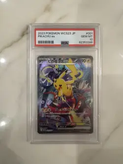 Pokemon Pikachu WCS23 PSA 10 Jap - Image 1