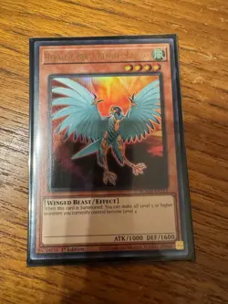 Yugioh Heraldic Beast Berners Falcon - BLMM-EN115 - Ultra Rare 1st Edition - Image 1