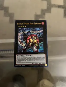 * BATTLIN' BOXER KING DEMPSEY * 1ST EDITION ULTRA RARE LD10-EN036 YUGIOH! - Image 1