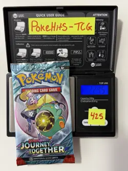 (HEAVY)🔥22.45g Pokemon TCG Journey Together Booster Pack Factory Sealed ✅ - Image 1