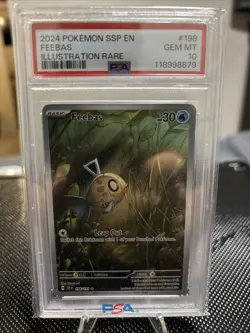 2024 Pokemon SSP Feebas Illustration Rare #198 PSA 10 Gem Mint - Image 1