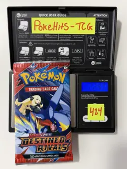 (HEAVY)🔥22.47g Pokemon TCG Destined Rivals Booster Pack Factory Sealed✅ - Image 1