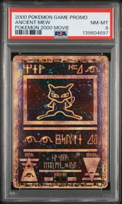 2000 POKEMON GAME MOVIE POKEMON 2000 MOVIE ANCIENT MEW PSA 8 - Image 1