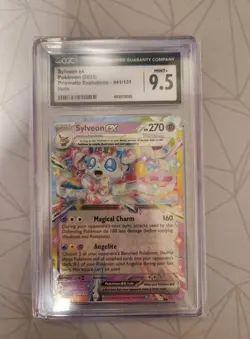 Sylveon Ex 041/131 Pokemon Prismatic Evolutions Pokemon CGC 9.5 - Image 1