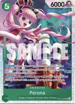 One Piece English - Perona - OP14-033 - SR - NM - Image 1