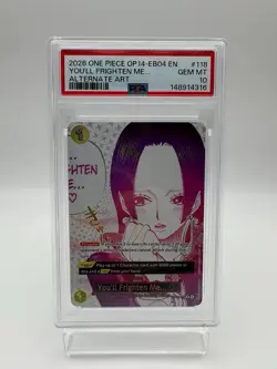 2026 ONE PIECE THE AZURE SEA'S SEVEN ALT ART #118 YOU'LL FRIGHTEN ME... PSA 10 - Image 1